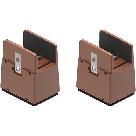 Lève-cadre de lit réglable robuste, lève-canapé et lève-table, rallonge de pied, canapé marron, hauteur 5 cm. (1/5)
