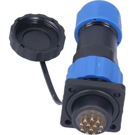 Connecteur d'alimentation étanche, prise et fiche carrées pour l'aviation, adaptateur industriel de soudage, 250 V 5 A, broche SP2012. (1/5)