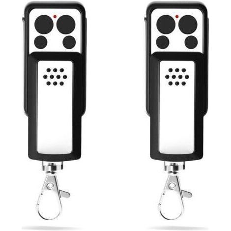 Lot de 2 Télécommandes de Portail 433,92 MHz – Compatible avec 114253, OLD 104250, RED 104257, 104251, 104350 – 4 Canaux, Code Tournant, Design à Glissière – Piles Incluses (2PCS) (1/5)