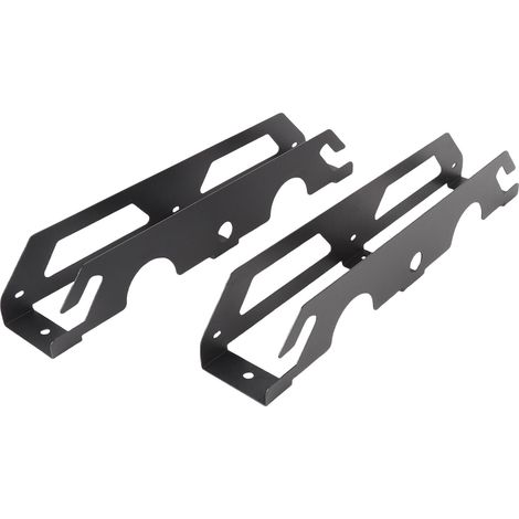 Lot de 2 supports rangement meuleuse alliage porte-meuleuse fixation murale pour garage atelier maison (1/5)