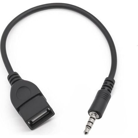 Adaptateur USB vers Jack de USB 2.0 à 3,5 mm Mâle Auxiliaire Prise Audio Stéréo(2pcs) (1/4)