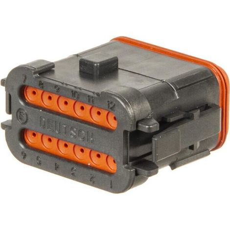 Caja para enchufe 12 P. Fem. DT sch POSITIONS FEMELLE DEUTSCH DT DSDT0612SBCE05 12 (1/2)