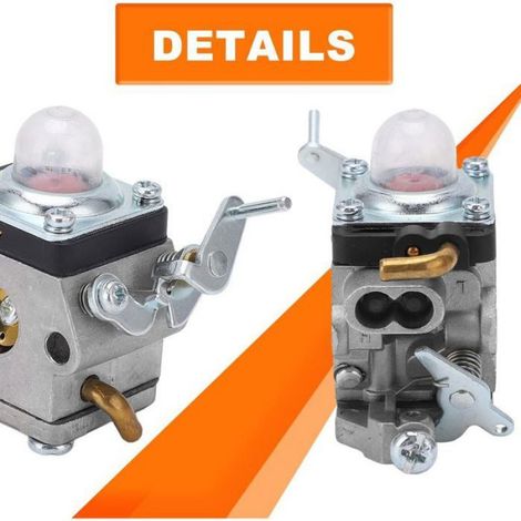 Carburateur - Pour Taille-Haie Husqvarna 122HD45 122HD60 522HD60S - Compatible Modèles Jonsered Redmax McCulloch - Référence Remplacement 523012401 596658301 - Lot de 1 (1/5)