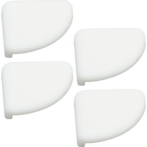 30 protections d'angle en silicone pour meubles, sécurité enfant, coins arrondis, blanc, lot complet (1/5)