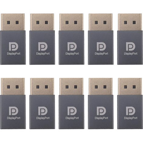 10 adaptateurs d'affichage virtuels DisplayPort 4K avec mode sans interface graphique EDID, capables de simuler l'affichage de la carte graphique, code de triche. (1/5)