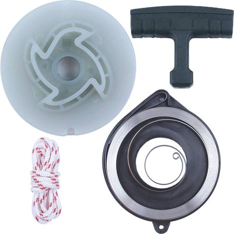 Ressort de rappel Kt Poulie de démarreur pour 346XP 353 351 340 350 345 pour tronçonneuse Husqvarna Poulie de ressort de rappel Démarreur Poignée de corde (1/5)
