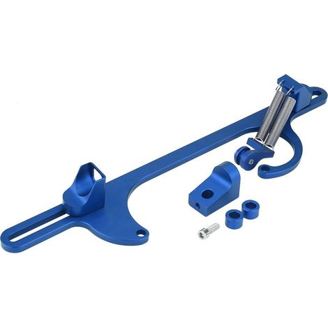 Support de carburateur de câble d'accélérateur en aluminium, pour Holley séries 4150 et 4160, bleu (1/5)