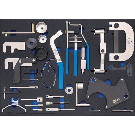 BGS Werkstattwageneinlage 3/3: Motor-Einstellwerkzeug-Satz für Renault / Nissan / Opel / Volvo - 4134