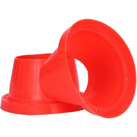 Housses de haut-parleurs de voiture en gel de silicone étanche, tapis de protection isolants rouges, adaptateurs de montage