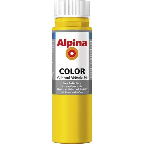 Alpina Color Abtönfarbe lucky yellow 250 ml Abtönfarbe