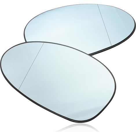 Rétroviseur latéral pour série 1 E81 E87 E88 E82 Série 3 E46 E90 E91 E92 E93 extérieur asphérique remplacement bleu 51167145268 51167145267 (gauche et droite) (1/5)