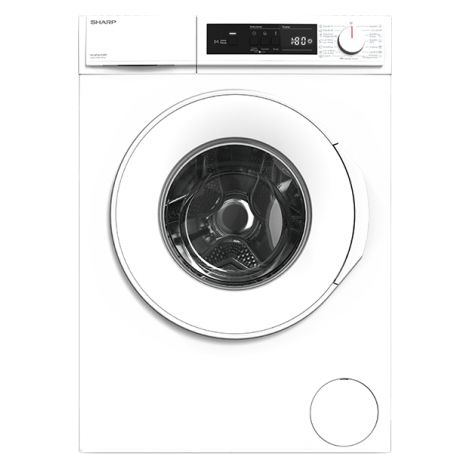 Sharp es-nfa6101wd-es lavatrice 6kg. classe d, 1000 giri, 15 programmi