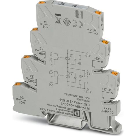 Phoenix Contact 2901639 PLC-2RPT-24DC/1 - Relay Module (1/3)
