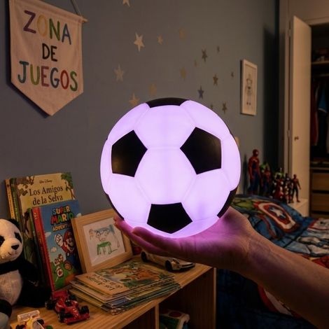 Sfera luminosa notturna a LED in silicone ricaricabile, 3000K 0,5W, bianca (1/2)