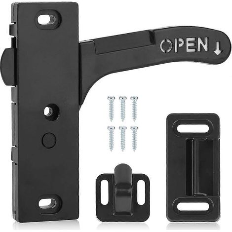 Kit de remplacement de loquet de porte moustiquaire, ferme-loquet de poignée de porte moustiquaire pour camping-car, caravane (côté droit) (1/5)