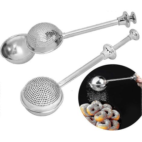 Zuckerstreuer aus Edelstahl (2er-Set), geeignet zum Backen (1/5)
