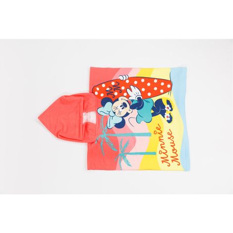 Poncho avec capuche - Minnie à la plage - 55x110 cm (1/4)