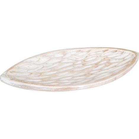 Signes Grimalt Bandeja Decoracion  Bandeja Bandejas Marrón 23x45x5cm 34884