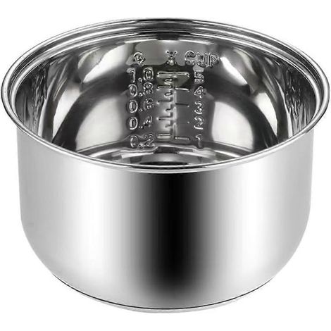 Bol intérieur de cuiseur à riz en acier inoxydable 304 de rechange pour Zojirushi - Argenté