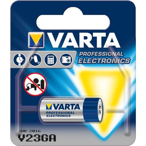 Pila alkalina v23ga 23a 12v Varta para mando a distancia blíster 1 unid ø10.3x28.5mm