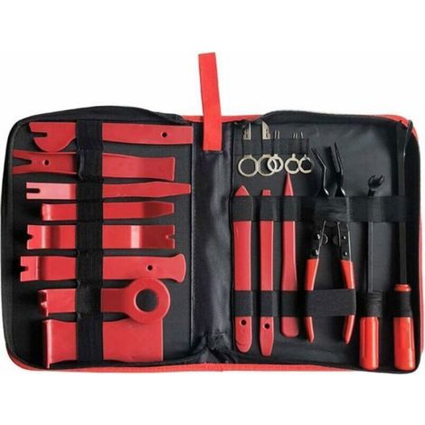 Outil De Retrait De Garniture - 19 Pièces - En Fibre De Super Nylon - Pour Panneaux De Porte Tableau De Bord Autoradio - Kit Complet (1/4)
