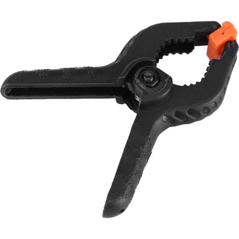 Lot de 10 pinces à ressort multifonctions en plastique noir de type A de 5 cm (2 pouces) pour le bricolage et le travail du bois (1/5)