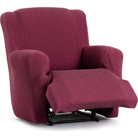 Housse de Fauteuil élastique Relax XL 1 Place Couleur 08/ Bordeaux (1/5)