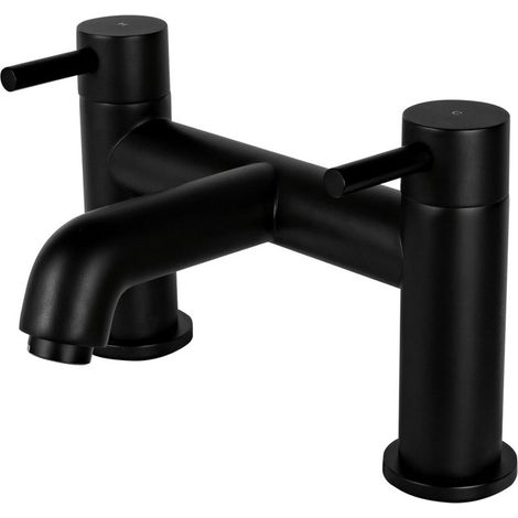 Signature Maira Bath Filler Tap Deck Mounted - Matt Black (1/2)