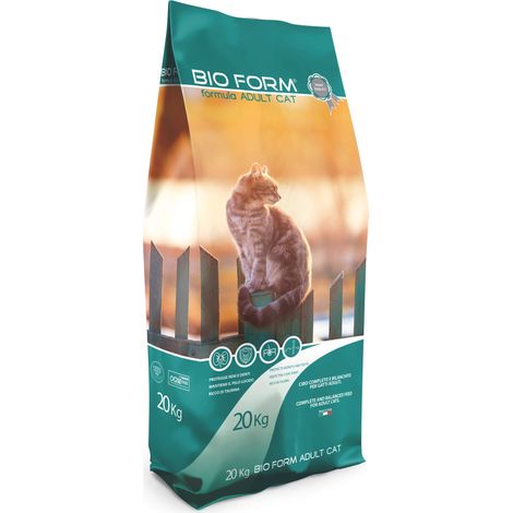 Bio Form CROCCHETTE PER GATTI CAT ADULT MIX Proteine/Grassi 30-12% - sacco kg. 20