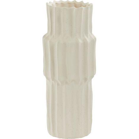 Vaso mini LONGA in ceramica crème di Light & Living – Ø14,5x36 cm (1/4)