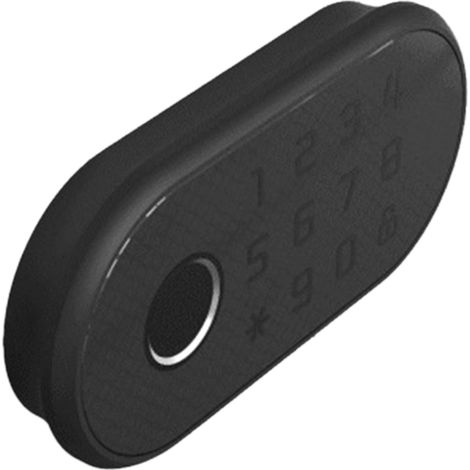 Serrure biométrique électronique à clavier pour tiroirs et armoires à une porte, avec empreinte digitale et mot de passe. Convient aux bureaux, aux domiciles et aux banques. (1/5)