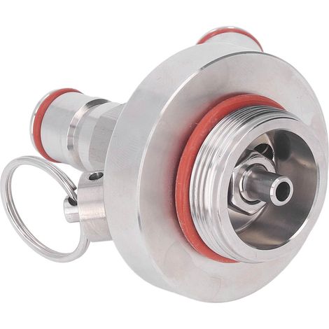 Mini tireuse à bière double ball lock en acier inoxydable avec tuyau et joint d'étanchéité de rechange (1/5)