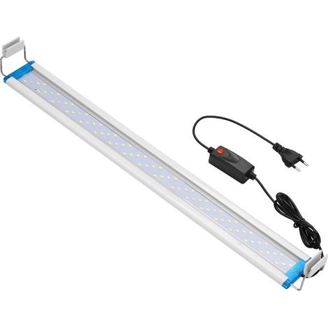 Éclairage Aquarium, Rampe LED d’Aquarium Spectre Complet avec Contrôleur,38 cm, lumière bleue plus lumière blanche (1/5)
