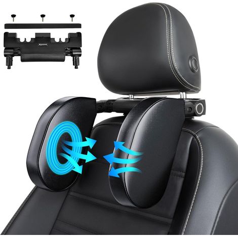 Auto Kopfstütze mit Memory-Schaum, einziehbar, für Kinder & Erwachsene (1/5)