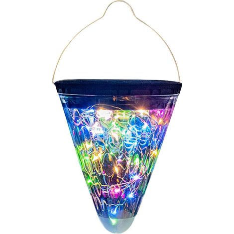 Solar Hanging Lanterns, Solar Garden Light, Waterproof Landscape Lighting, Outdoor Solar LED Lights, for Wedding Decoration, Balcony, Patio, Yard, Colorful Light (1/5)
