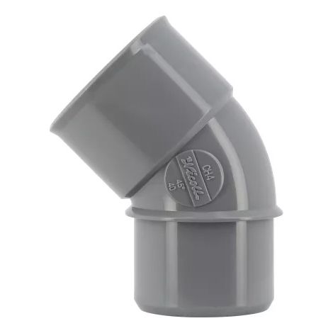 Coude PVC 45 degrés M/F 40 ch4