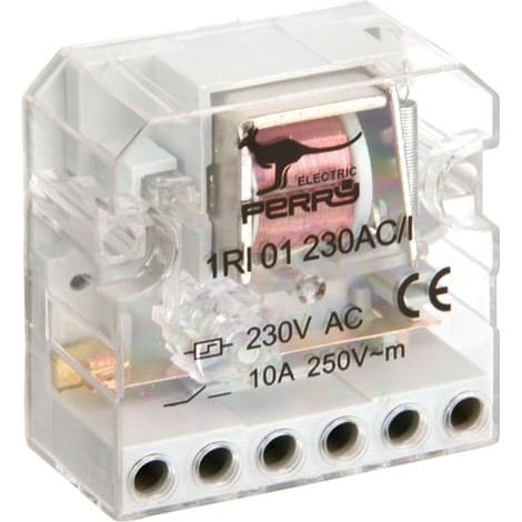 Interrupteur à impulsion PERRY 1RI01230AC/I, 230 V, 1 contact de commutation