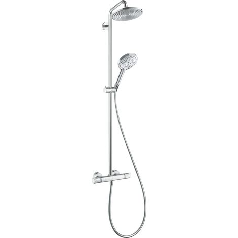 Hansgrohe Raindance S - Set de douche Showerpipe 240 avec thermostat, EcoSmart 9 l/min, chrome 27116000 (1/9)