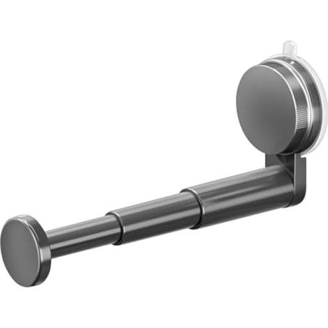 Support de suspension télescopique avec ventouse pour buanderie (1/5)