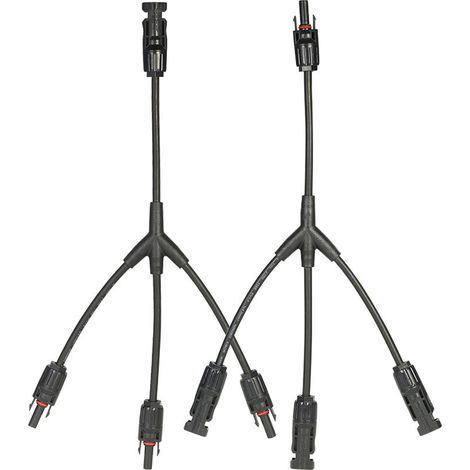 Adaptateur De Connecteur De Cable De Panneau Solaire Mc4 Branche Y, 1 Paire M/FFF Et F/MMM - 1 Paire M/FFF Et F/MMM (1/5)