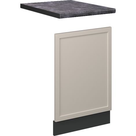 Pannello frontale Fame-Line, GrigioBeige, 45 cm , PL Antracite, Vicco (1/5)