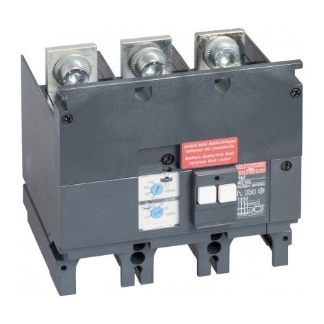 Schneider LV432455 Vigi MB differential block for NSX400/630 circuit breaker - 200-440V - 630A - 3P