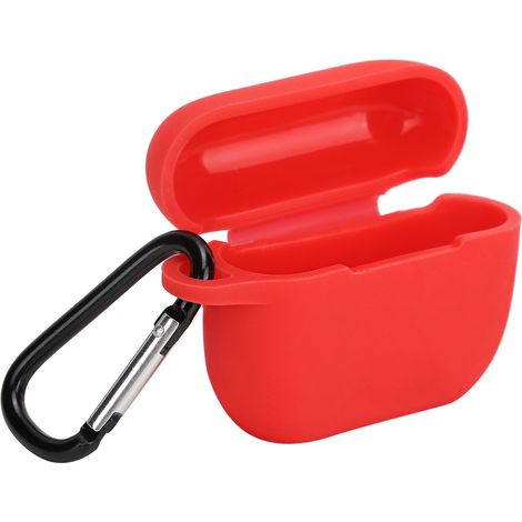 Étui de protection en silicone rouge pour boîtier de charge des écouteurs Bluetooth IOS Earbuds Pro/III (1/5)