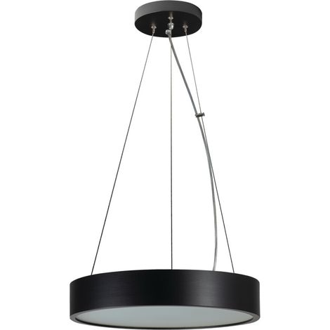 Sospensione in legno nero rotondo – Illuminazione design E27 Kanlux GIASMINO C (1/4)