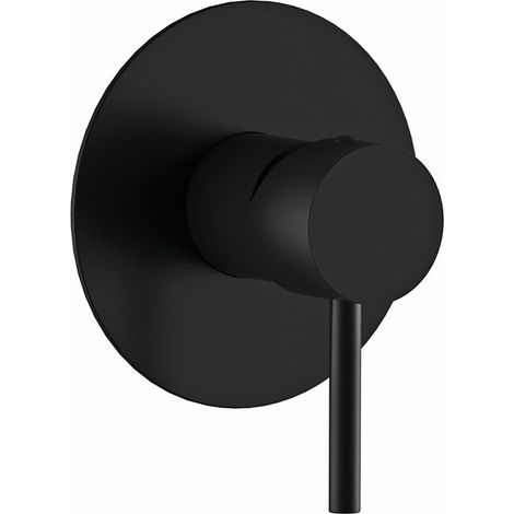 Miscelatore incasso vasca o doccia nero opaco serie X Style (1/3)