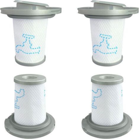 4 pièces de filtres de remplacement pour Rowenta ZR009006, filtres HEPA pour X-FORCE FLEX 8.60 pour Rowenta X-PERT 6.60 RH 68 xx aspirateur (1/5)
