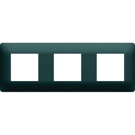 Plaque de finition - Anthracite - de 1 à 4 postes - Essensya - Hager - 3 postes, 71 mm - WE523