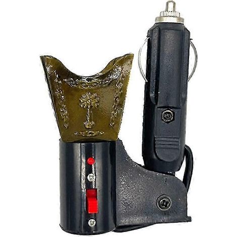 Brûleurs d'encens électriques pour voiture et maison, diffuseurs de parfums, encensoirs vintage en métal, porte-encens portables pour véhicules (1/5)