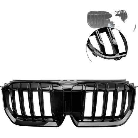 Grille Avant, Plastique ABS, Noir Brillant, Placement Avant, Compatible avec BMW X1 U11 U12, 100% Neuf (1/5)