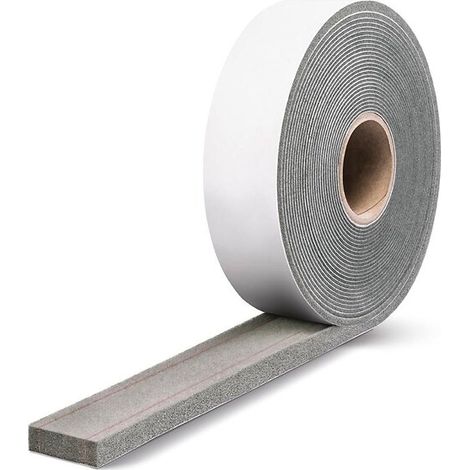 Joint mousse polyuréthane imprégnée triple fonction 600 Pa Classe 1 MI 2408 X 3FB adhésive 56mmx11,7m étanchéité 10/20mm - KISO